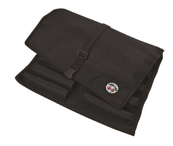 Kirschen Two Cherries Chisel Rolls Microfibre Nylon tool roll with pockets and buckle clasp for organizing woodworking chisels