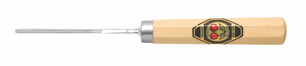 Kirschen Two Cherries #11 Straight Gouge Wood Carving Chisel in fine steel craftsmanship