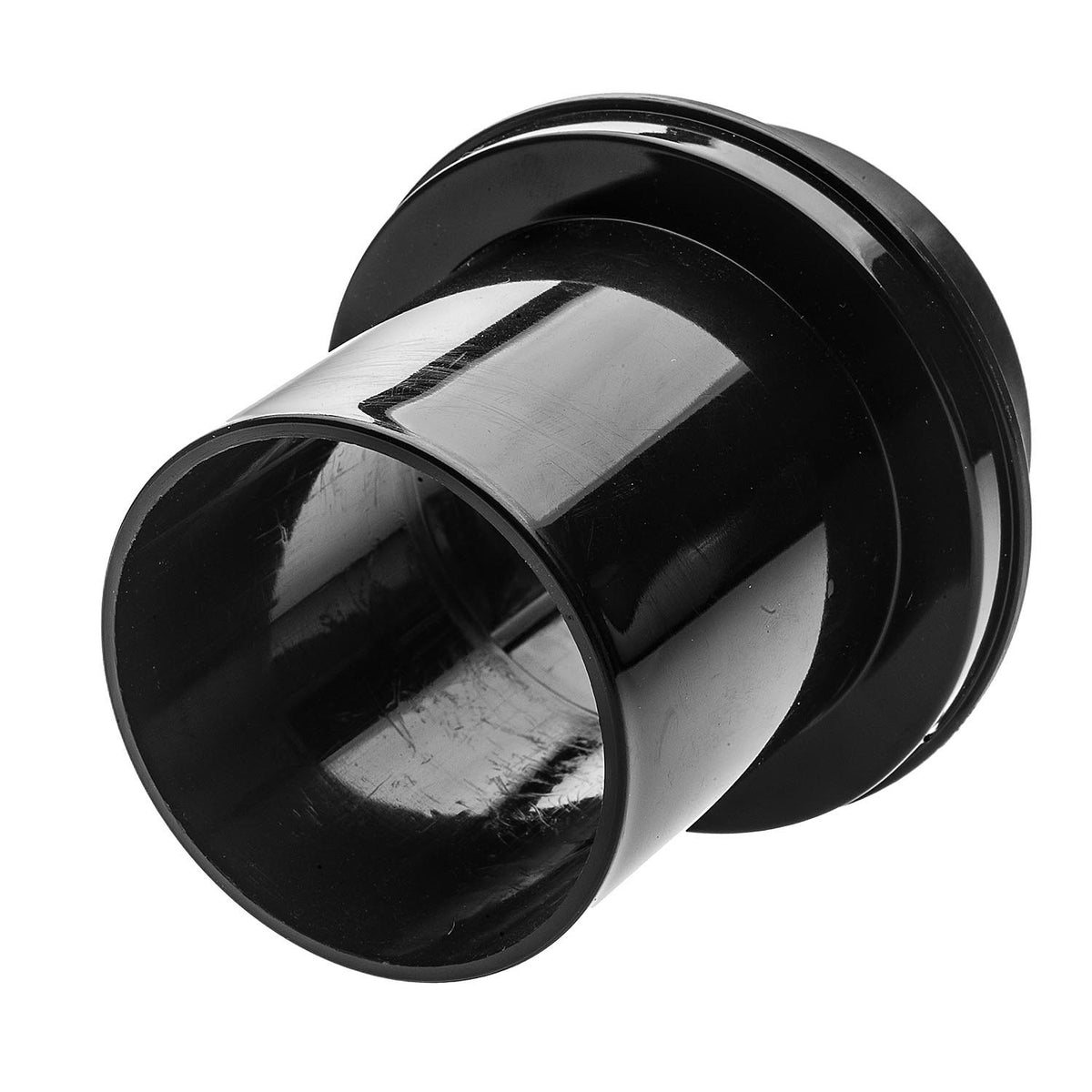 Sherwood 63mm threaded splice connector for dust extraction hose, compatible with Hold-Tite 63mm hose and OD fittings