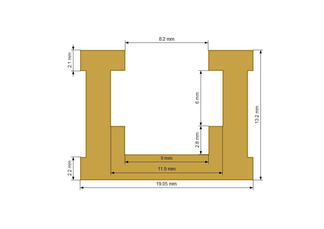 Anodised aluminium Incra Build-It System T-Track for woodworking tools