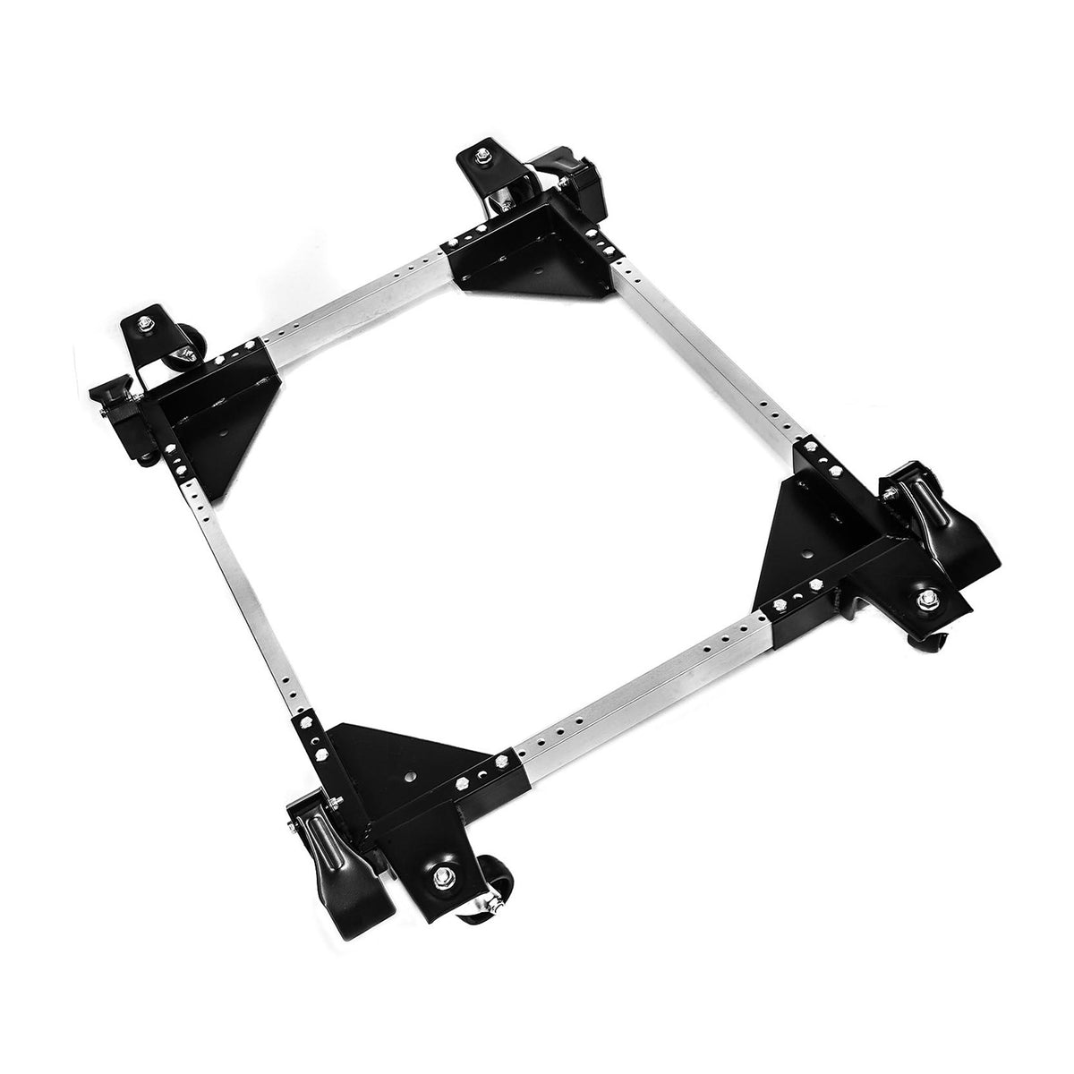 Sherwood Deluxe 400kg Mobile Machine Base Wheel Kit with Four Swivel Wheels and Adjustable Feet