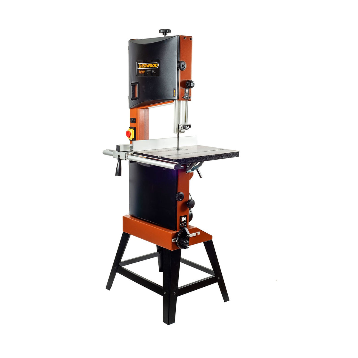 Compact Sherwood 14in 1100W Standard Bandsaw ideal for new and enthusiast woodworkers
