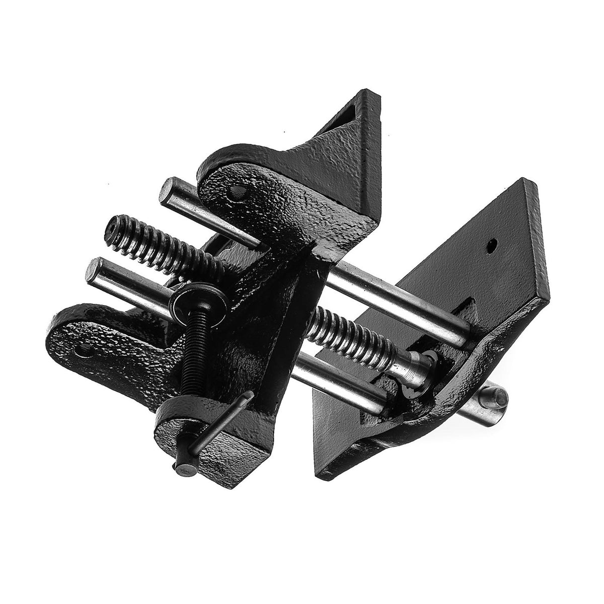 Portable 6in x 4 1/2in cast iron woodworking vice by Torquata, ideal for smaller tasks or when portability is needed