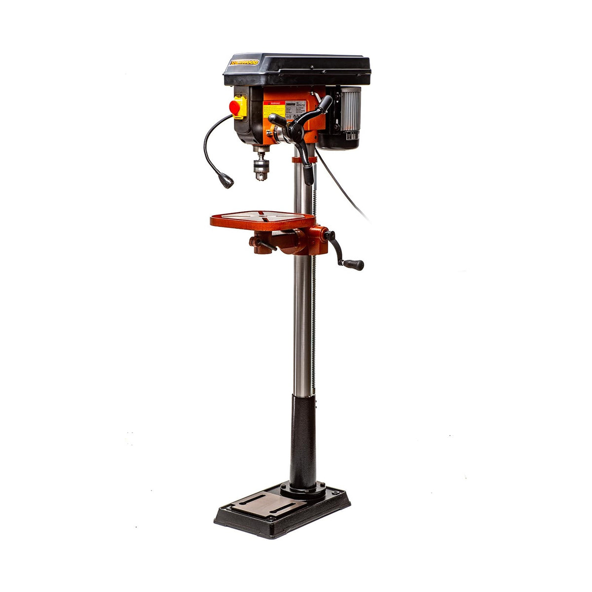 Sherwood 750W Pedestal Drill Press for precise woodworking tasks
