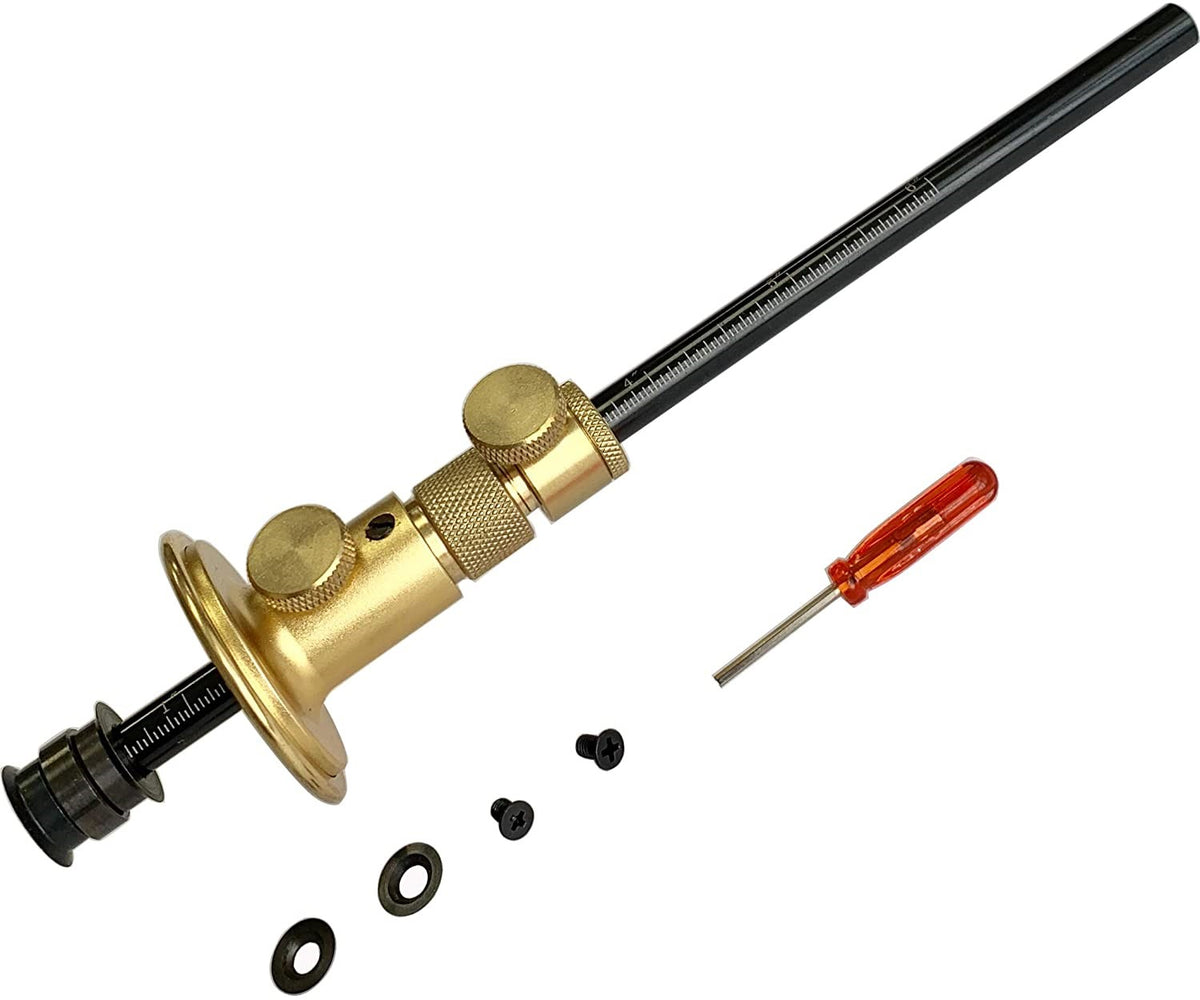 iGaging Marking Gauge Micro-Adjustable 3-in-1 Wheel with precision detail