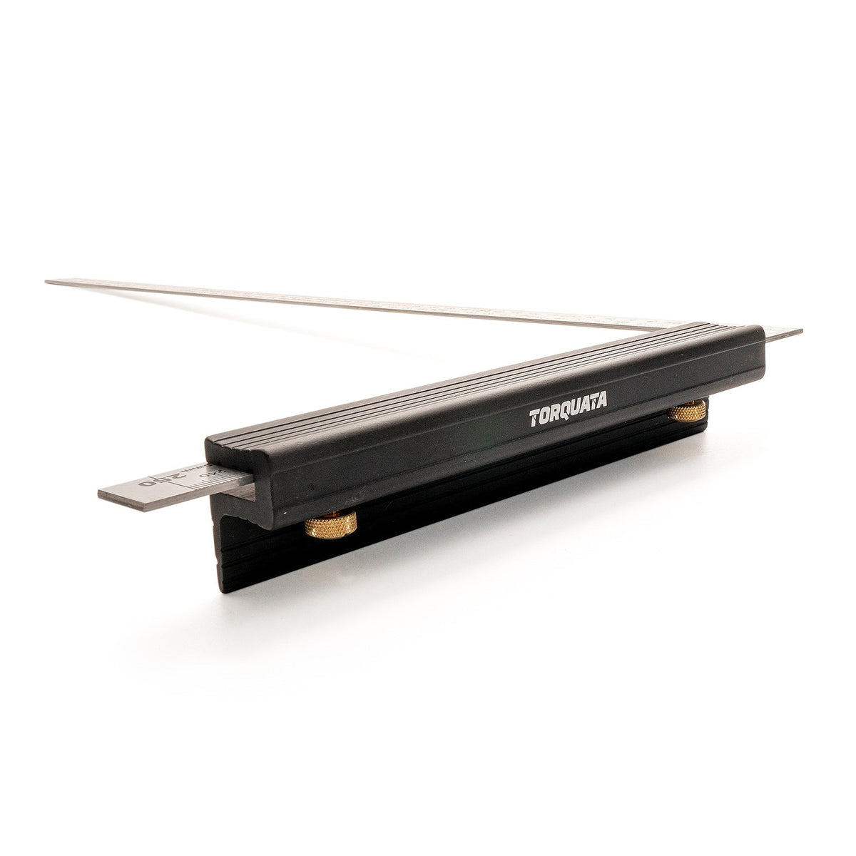 Torquata 8in Universal Fence attachment for Carpenter's Squares, enhances precision on profiled edges