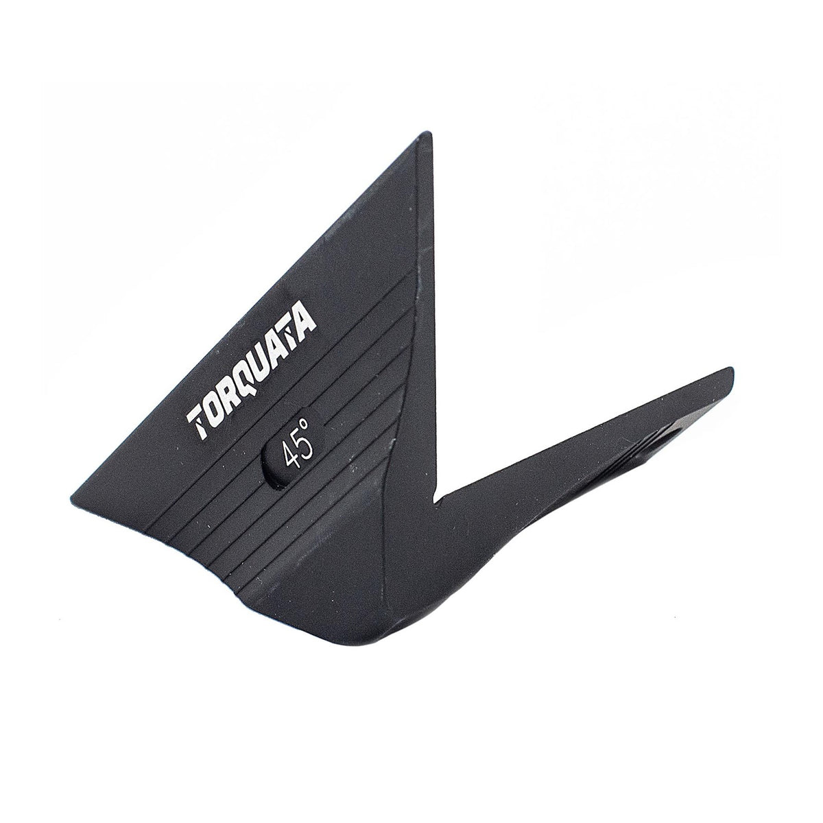 High-quality aluminium Torquata Layout Saddle for 45-degree mitre cuts, corrosion-resistant black anodised finish