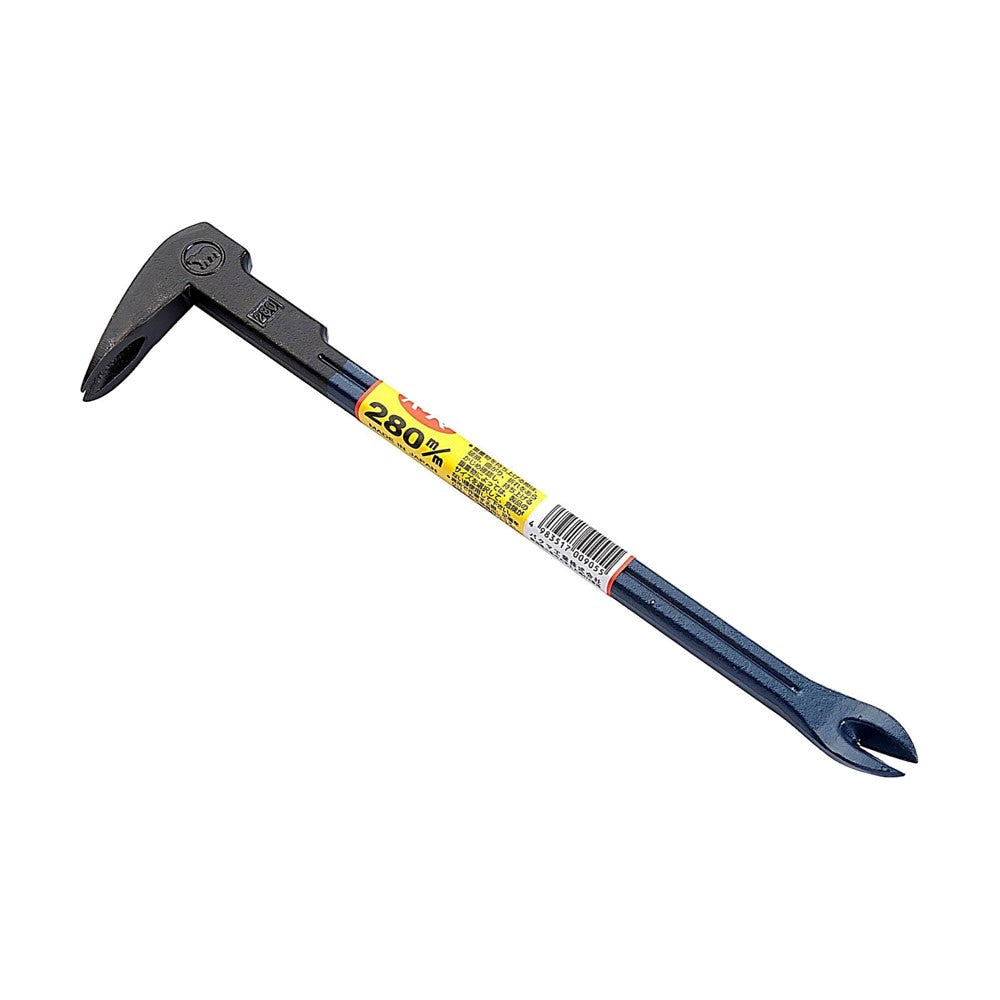 Bakuma Kajiya Japanese Nail Puller with in-line and right-angled claws, crafted from top-quality tool steel
