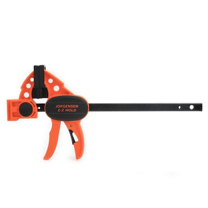 Pony Jorgensen E-Z HOLD Trigger Clamp in action, showing one-handed operation