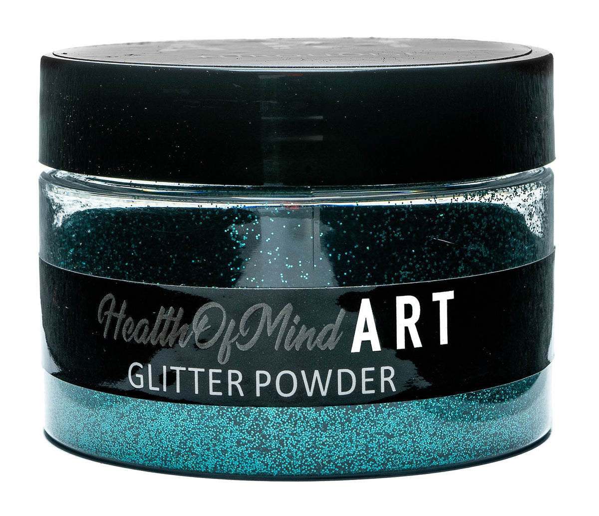 Metallic Turquoise Glitter Powder for Epoxy Resin crafting, adds dazzling metallic finish with a rainbow effect
