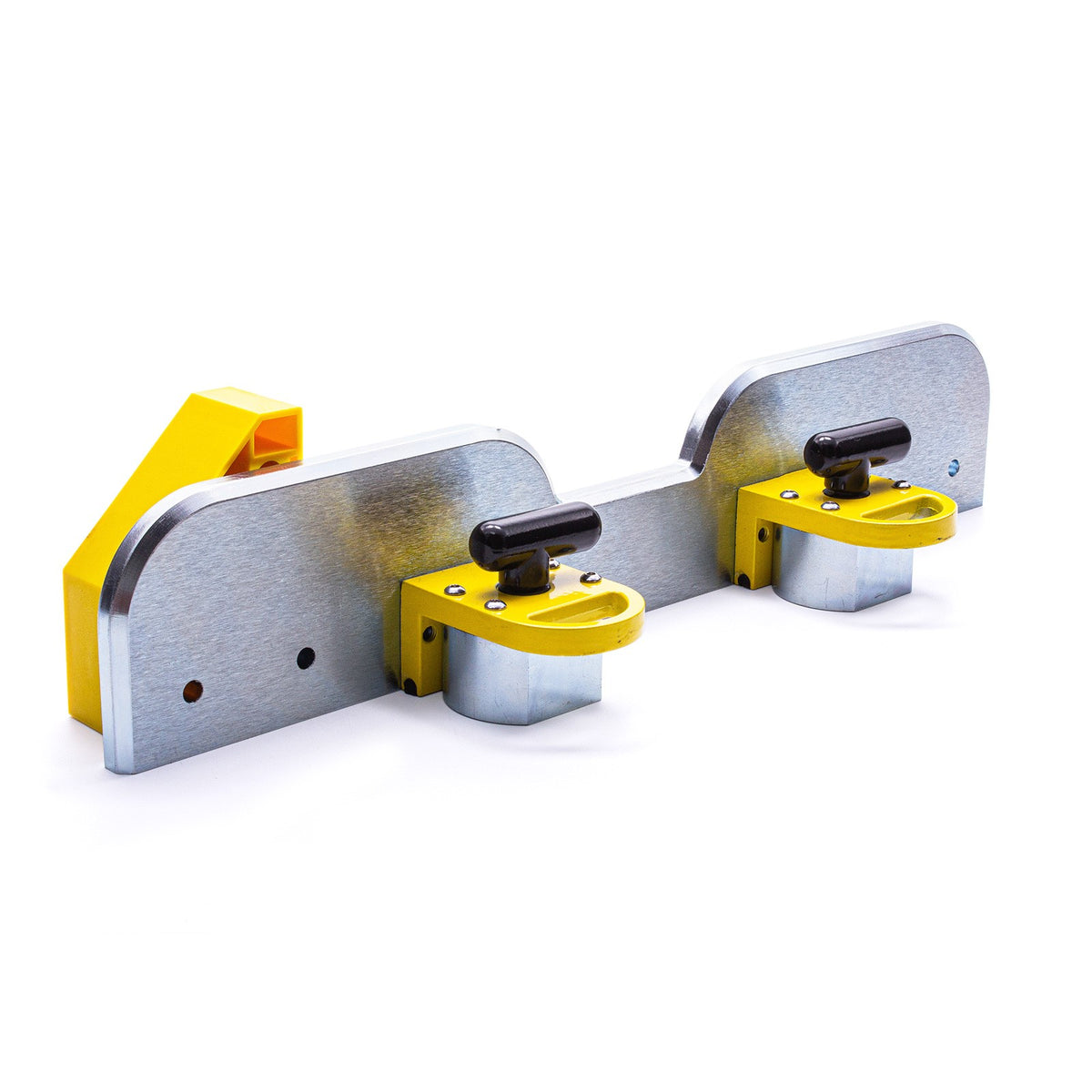 Magswitch Drill Press Fence Steel Magnetic 330 x 63mm angled view