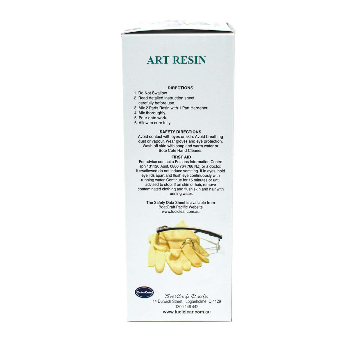 Luci Clear Art Resin for deep pours in Australian woodworking tools store