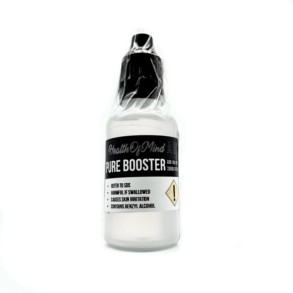 Health of Mind Art Pure Booster resin additive for Pure Glass epoxy, enhances gloss finish
