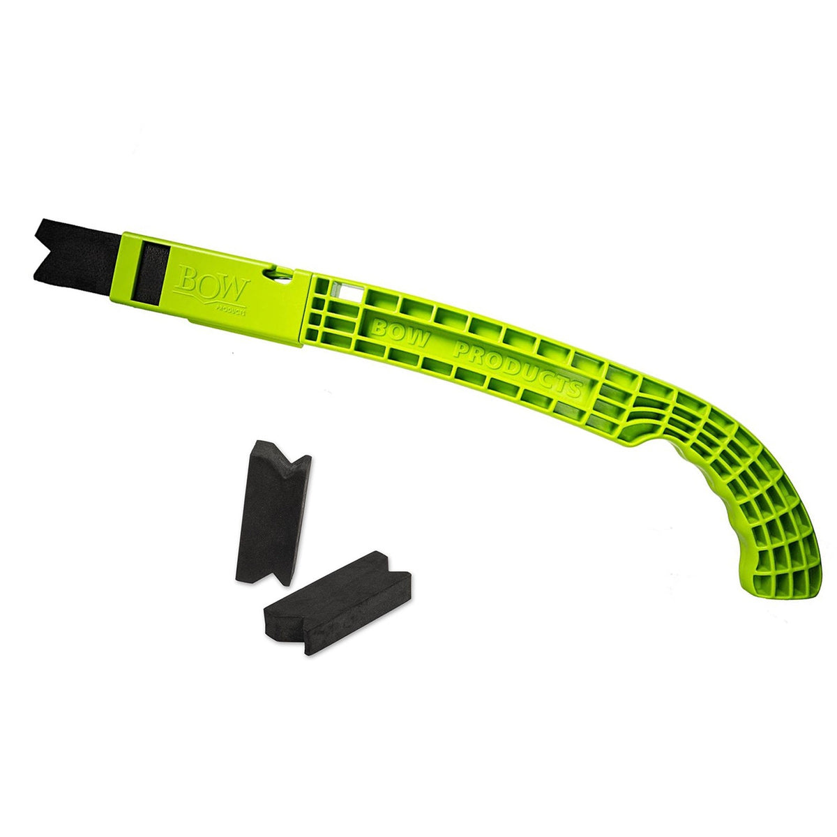 BOW Products PushPRO Push Stick with Replacement EVA Tips angled view showing High Density Foam tips