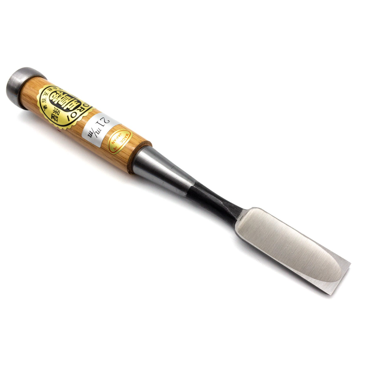 Ioroi Japanese Oire Nomi Chisels - Red Oak Handle, detailed view