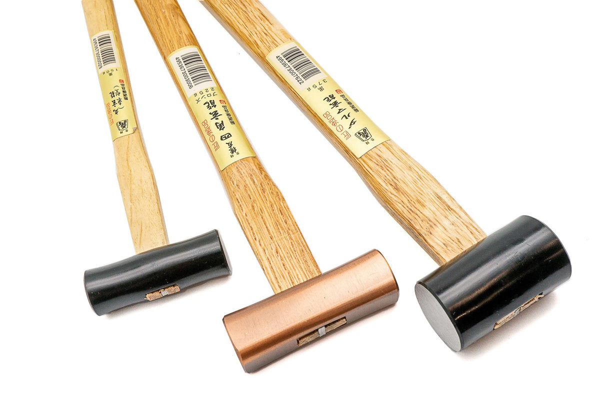 Set of 3 Genno Artisan Hammers by Susa Seisakusho - Fine Japanese woodworking tools for hand tool enthusiasts