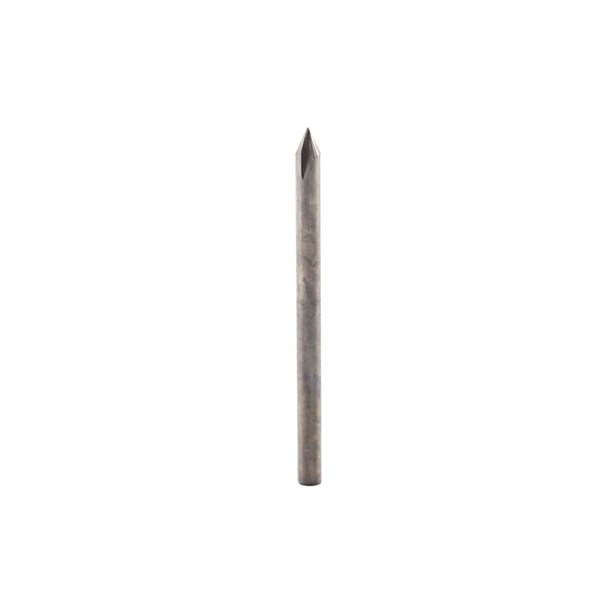 Torquata V-Bit End Mill CNC Bits Twin Flute Solid Carbide 1/8in Shank in action routing non-ferrous materials