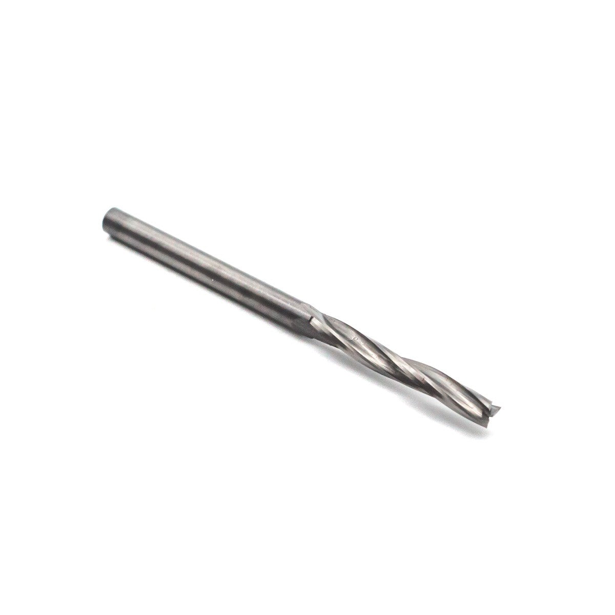 Torquata Triple-Flute Upcut Spiral CNC Bit 1/8in Diameter in action