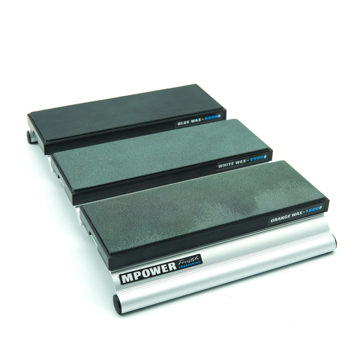 MPOWER Triple Diamond Sharpening Station with Strops, complete sharpening package for woodworking tools
