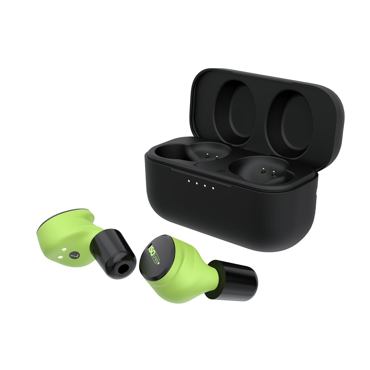 ISOtunes FREE Aware green wireless Bluetooth earbuds for Australian woodworkers