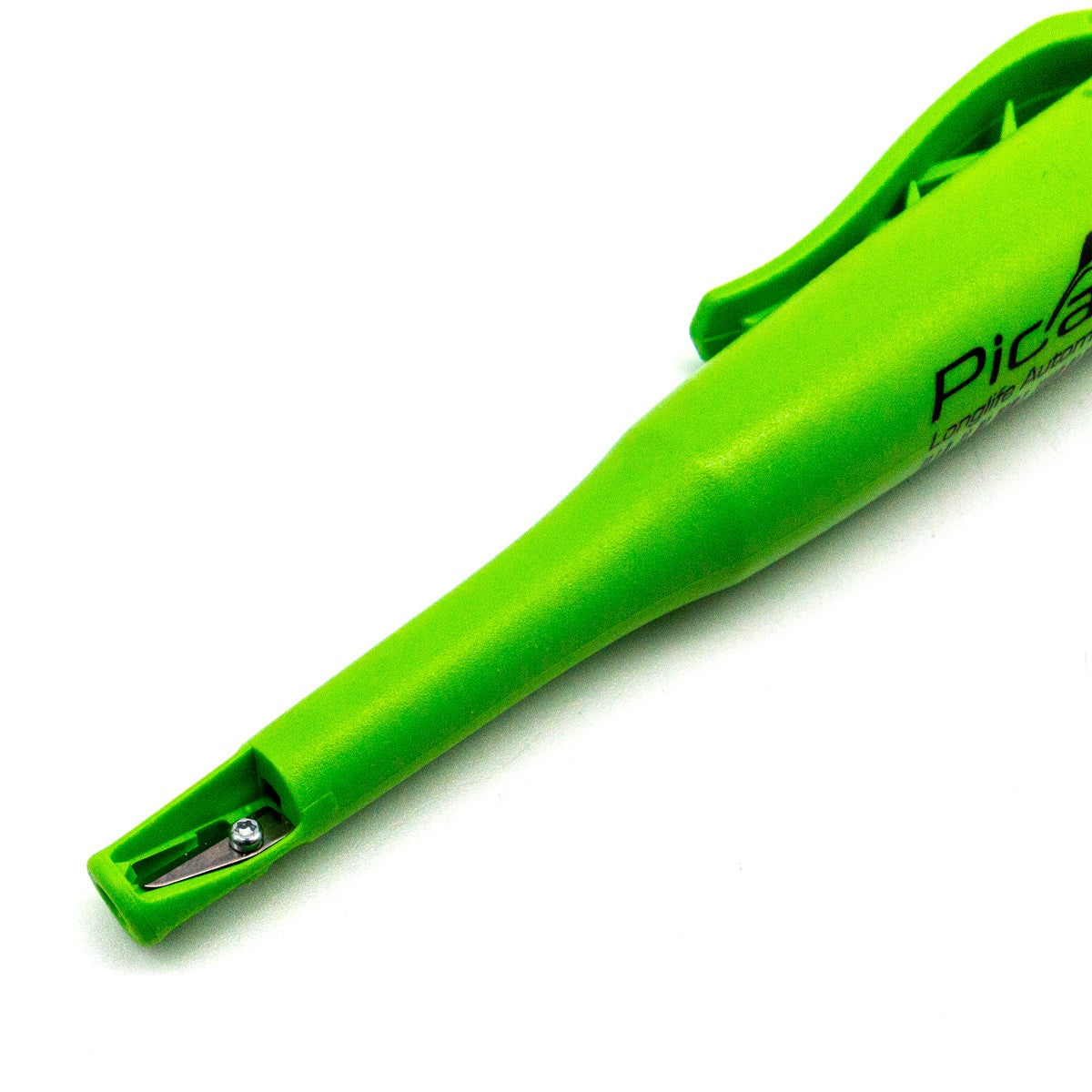 Pica Dry Automatic Long-life Pacer Pencil in use on wood surface