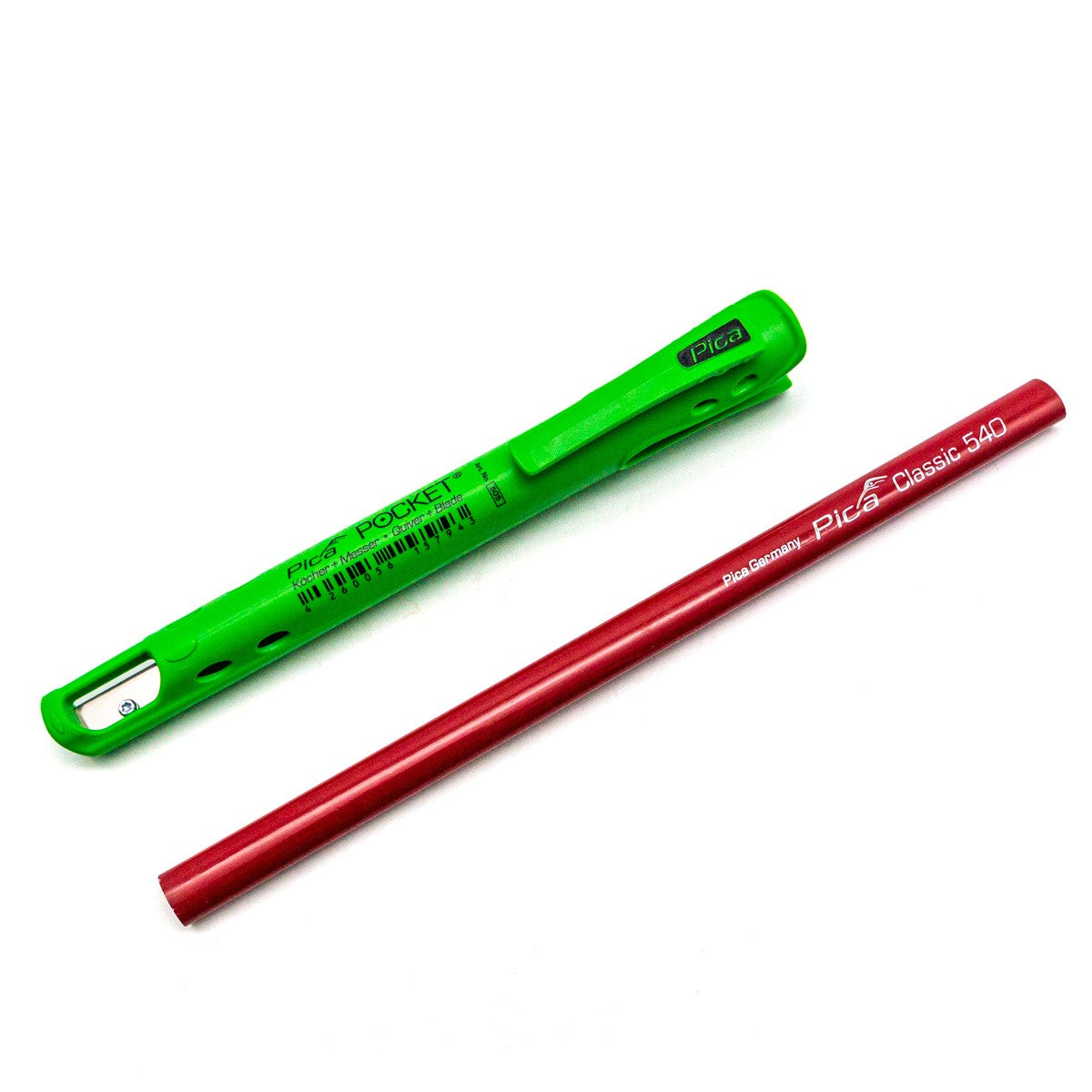 Pica Classic 540 Carpenters Pencil and Pocket Quiver with Clip - High-quality woodworking tools for builders and DIY enthusiasts