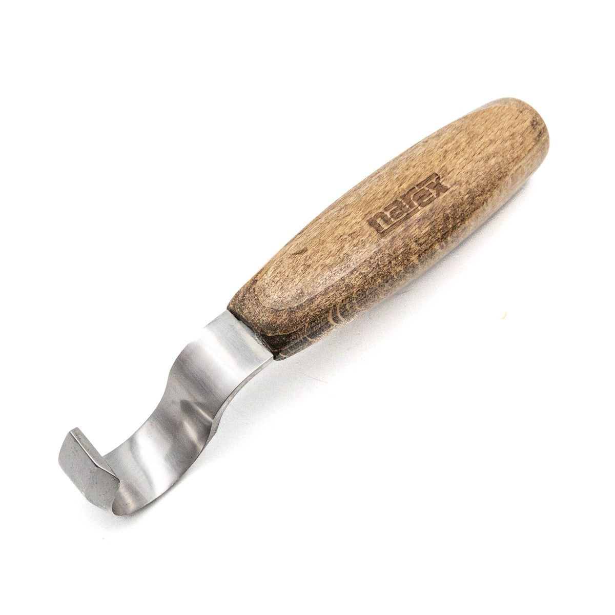 Narex PROFI Spoon Carving Knife Standard Radius Right Handed, handmade professional grade woodworking tool for carving spoons and hollow objects