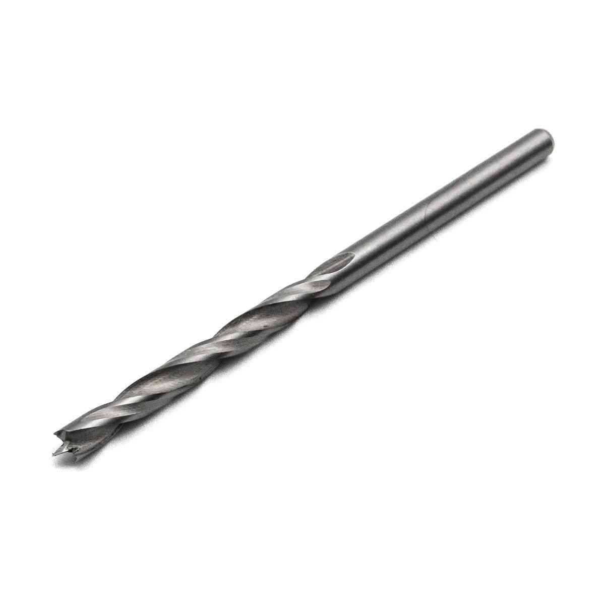 Fisch Standard HSS Brad Point Drill Bits in action, drilling smoothly through wood with precision