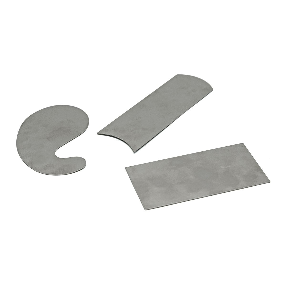 Australian Woodworking Tools Store - Cabinet Scraper 3 Piece Set, Rectangle Gooseneck Curved - Essential woodworking tool for removing scratches and milling marks
