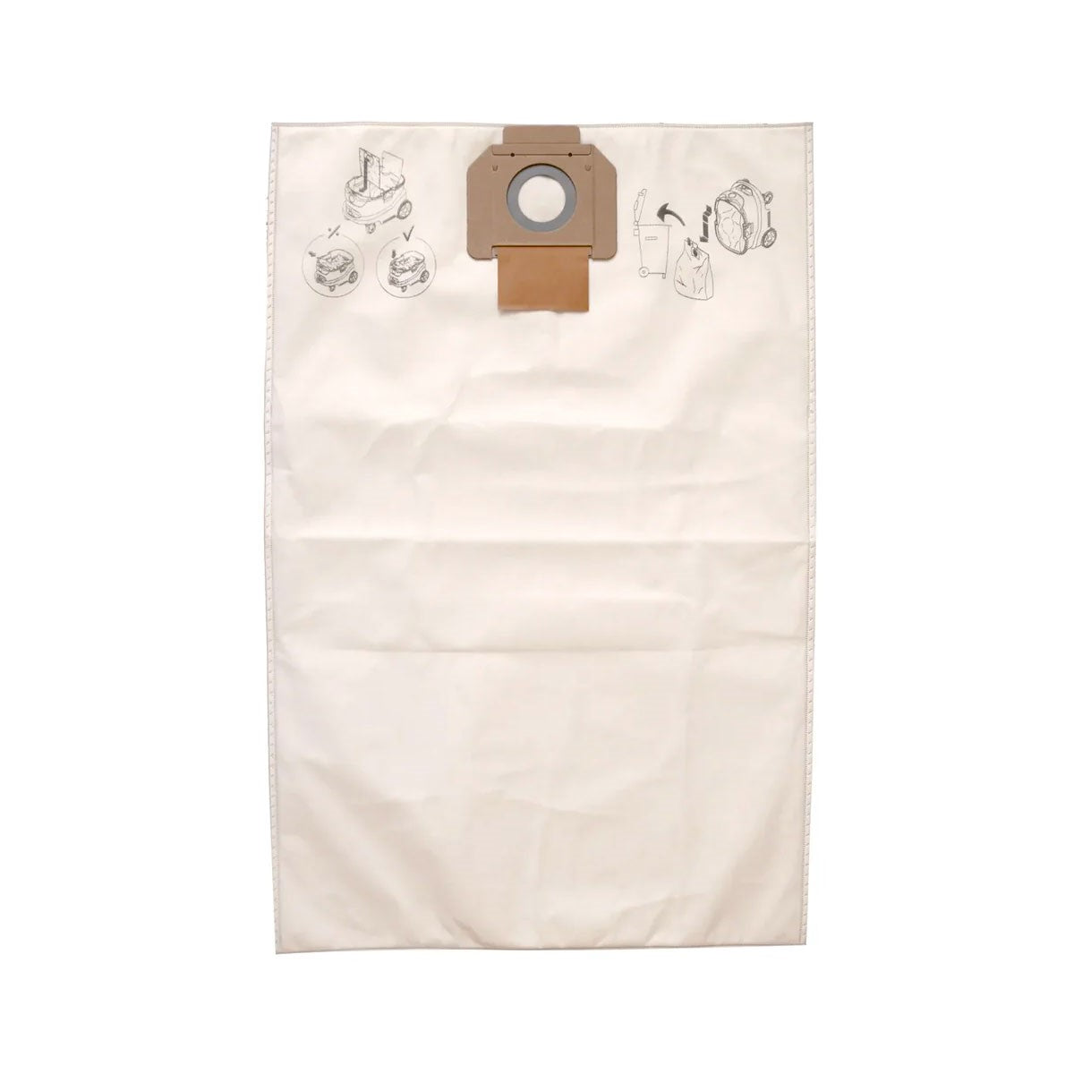 Mirka DE-1230 Dust Extractor Fleece Dust Bag, pack of 5, woodworking tool accessory