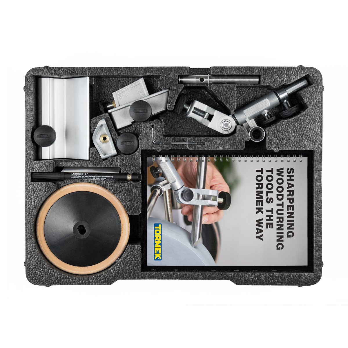Tormek Woodturners Accessory Set for Wetstone Grinders, high-quality sharpening system with premium results for woodworkers