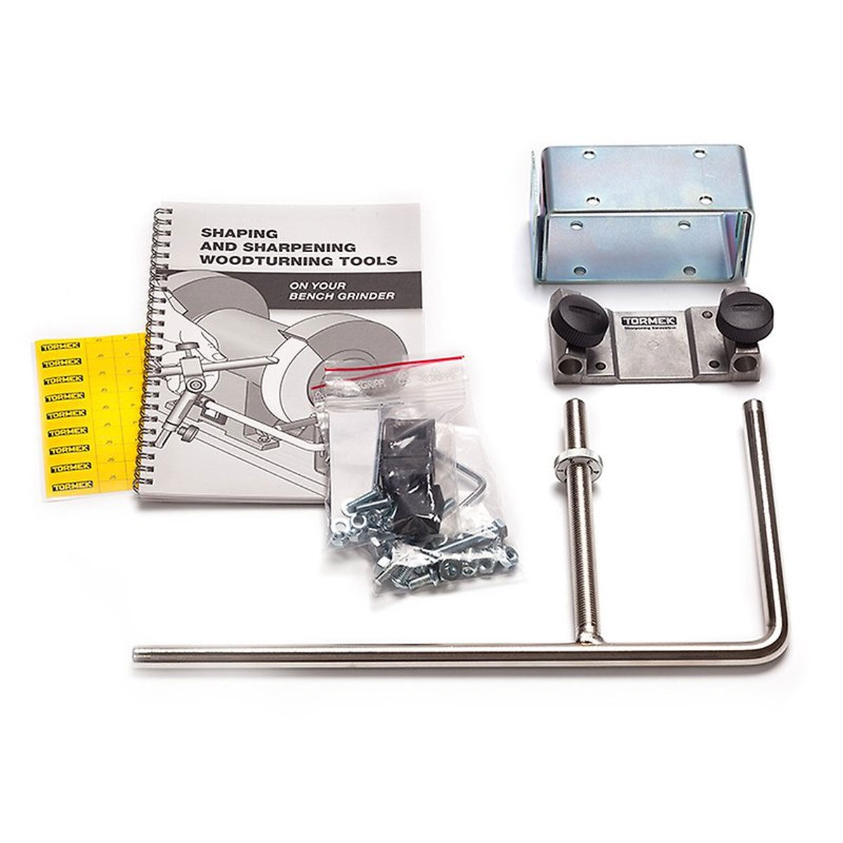 Tormek Bench Grinder Mounting Set for precise sharpening on woodworking jigs