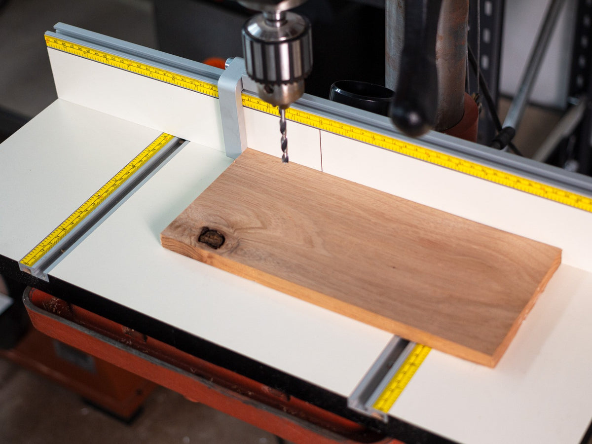 Sherwood Drill Press Table Kit providing extended workspace and precision setup