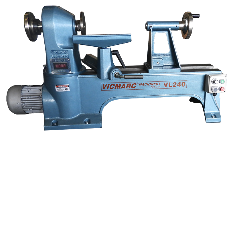 Vicmarc VL240 Bench Mount Wood Lathe with Swivel Head Feature - Australian-made quality craftsmanship