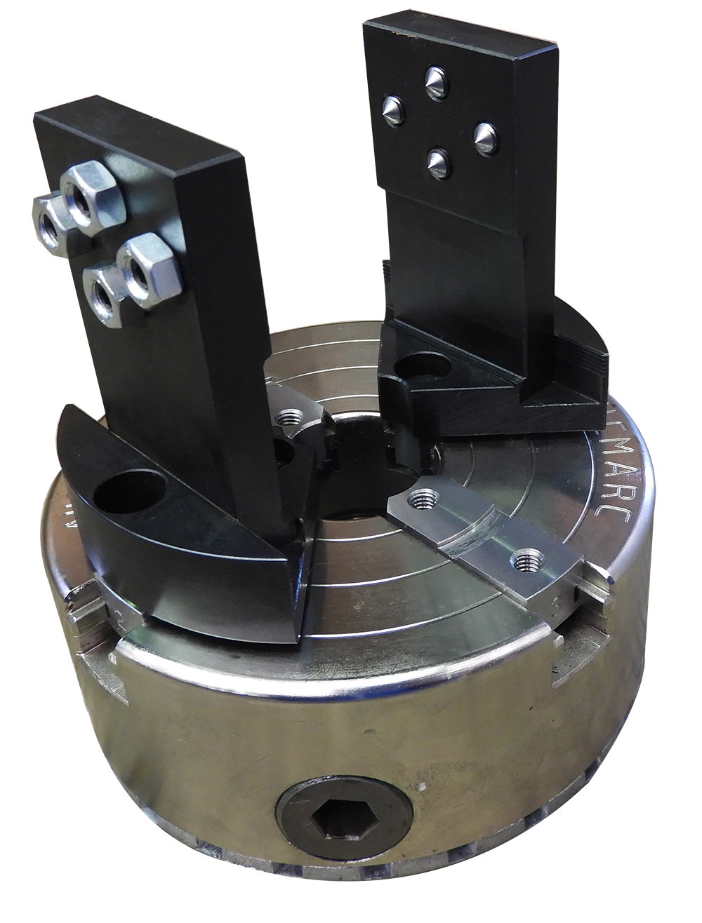 Vicmarc Pipe Jaws for VM120/150 Chuck clamping square wood sections for woodworking lathe projects
