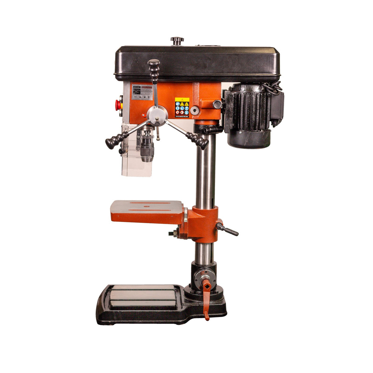 Sherwood Precision Benchtop Drill Press 550W in use with materials