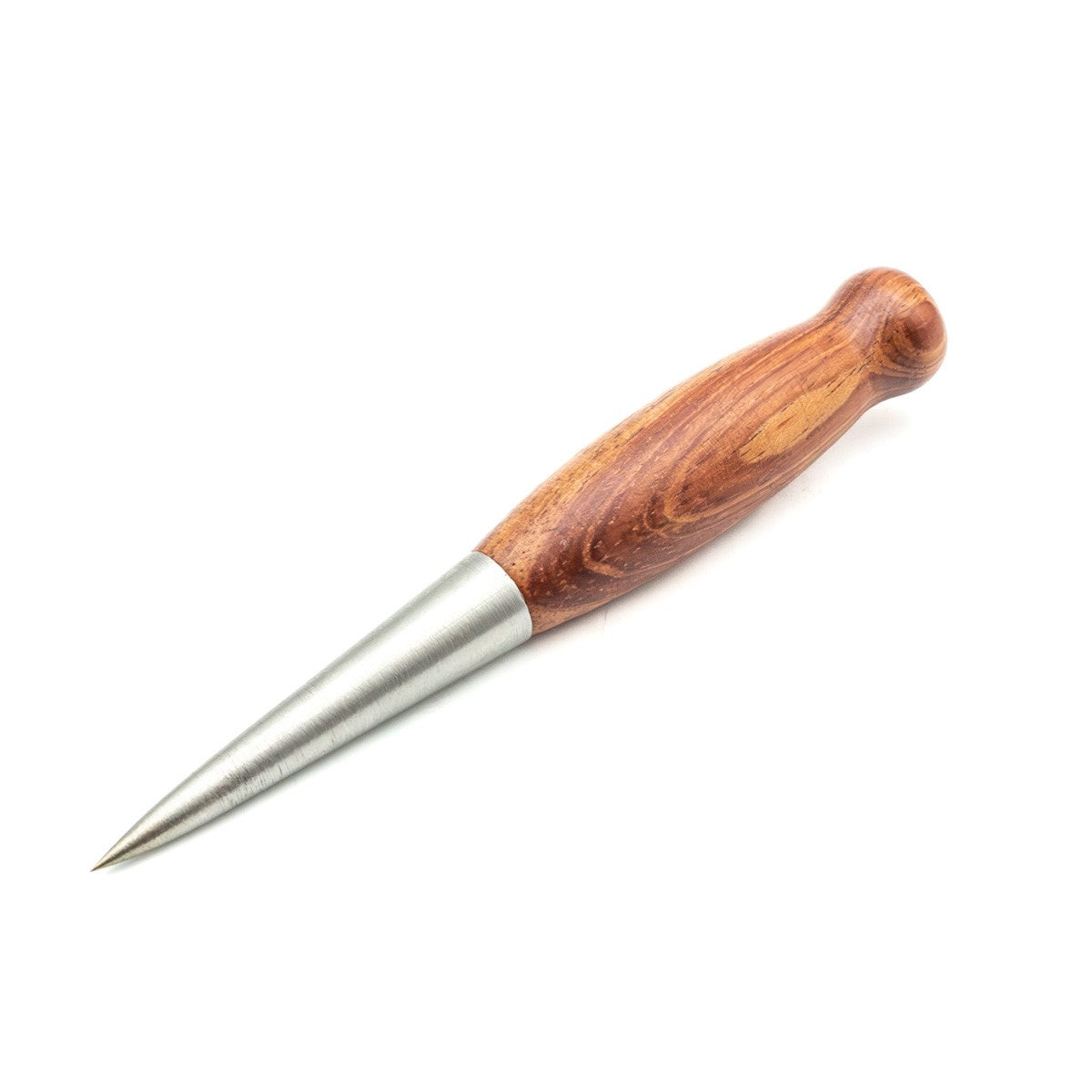 Luban Mini Woodworking Pin Awl with HSS Wooden Handle in use for precise marking and scribing
