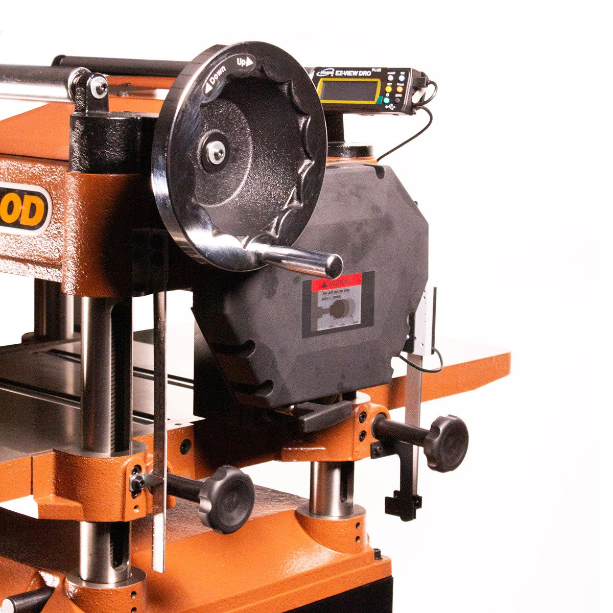 Sherwood 16in Industrial Thicknesser Helical Cutterhead in operation