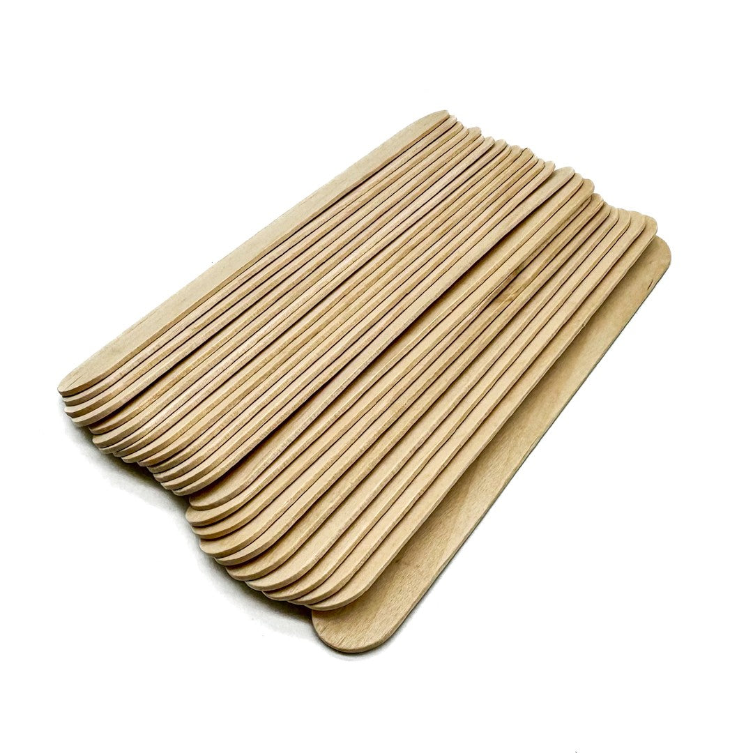 Pack of 25 Australian Wooden Mixing Sticks for Resin and Finishes - Natural and Biodegradable - Ideal for Epoxy Mixing