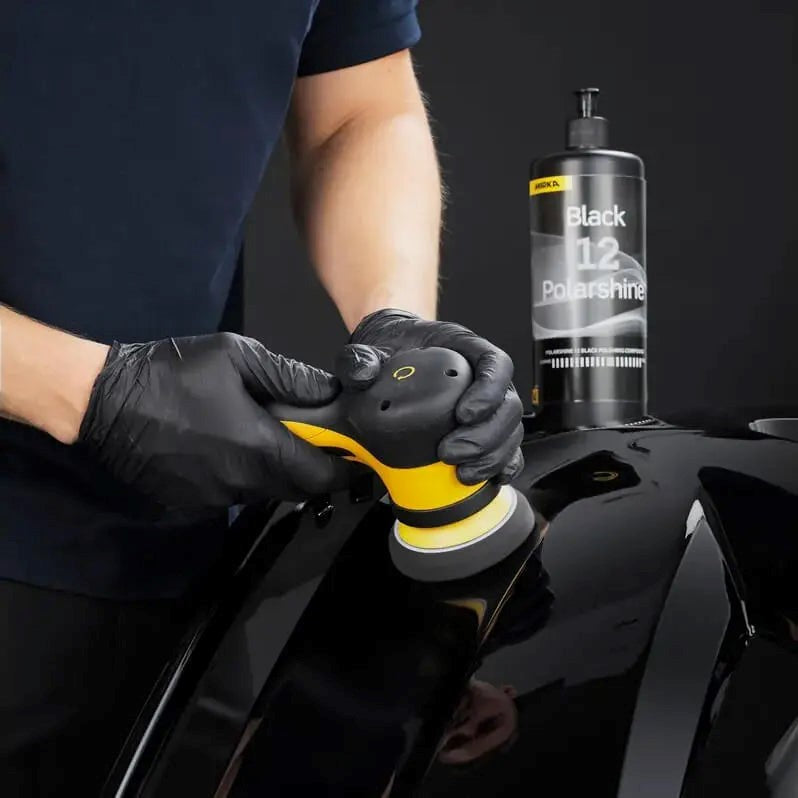 Mirka Polarshine 12 Black Polishing Compound 250ml - Professional-grade sanding compound for woodworking