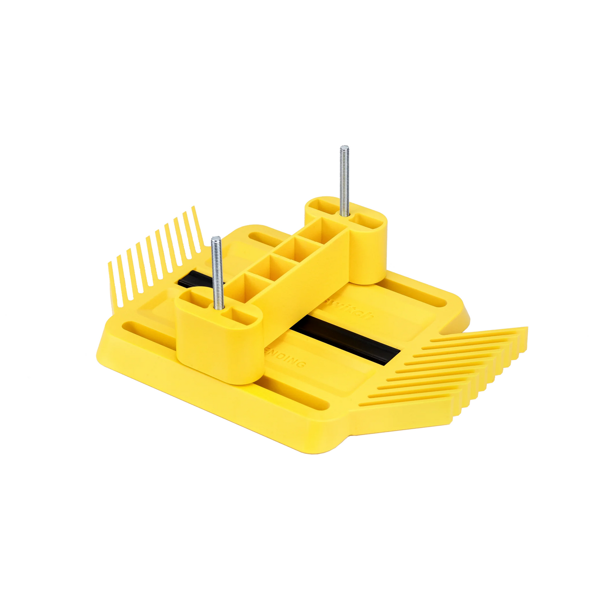 Magswitch Stacked SavR Featherboard Kit showing attachment on table saw