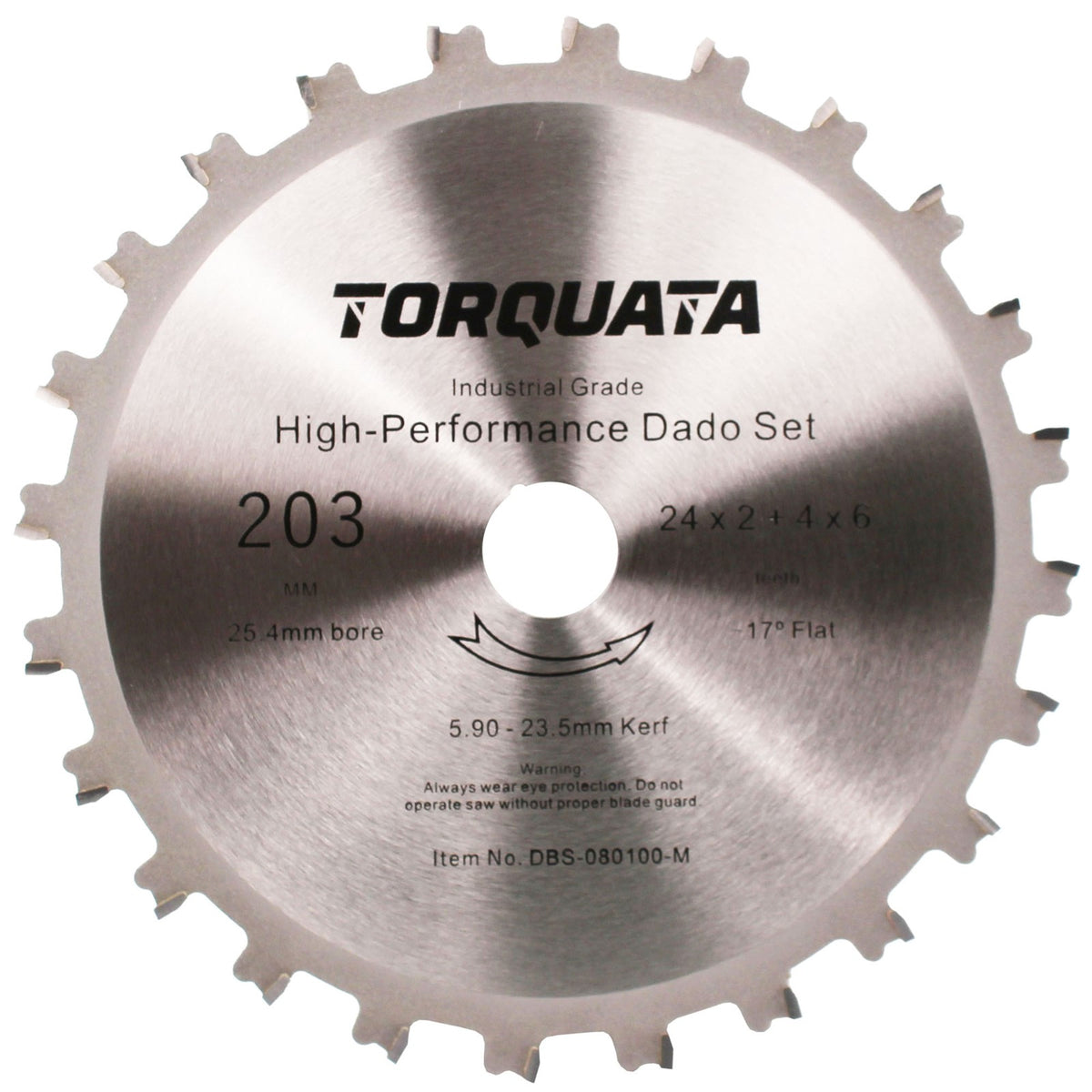 Torquata 8in Metric Dado Saw Blade Set with Shims & Chippers, innovative design for precise woodworking