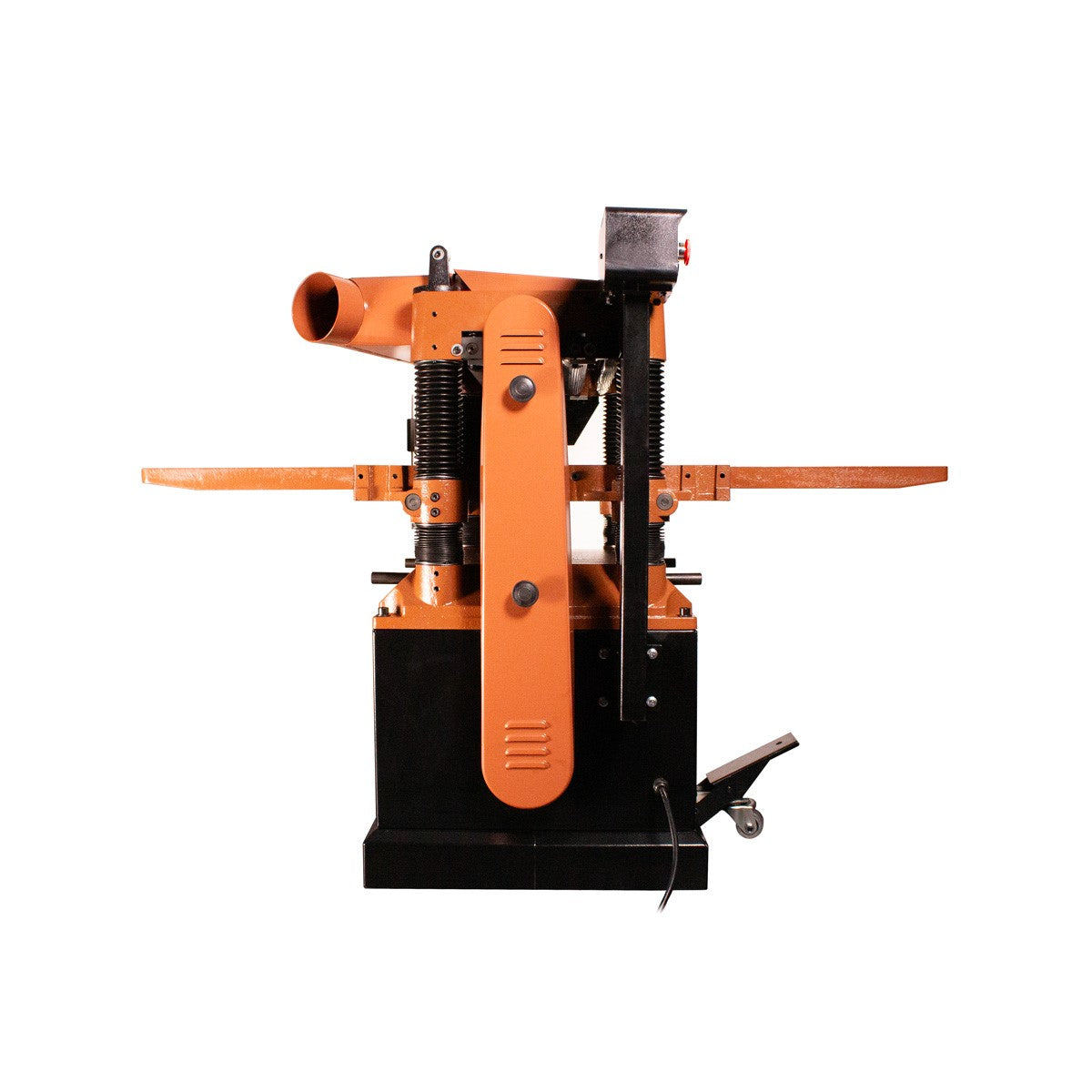 Sherwood 20in Industrial Thicknesser with Helical Cutterhead in action