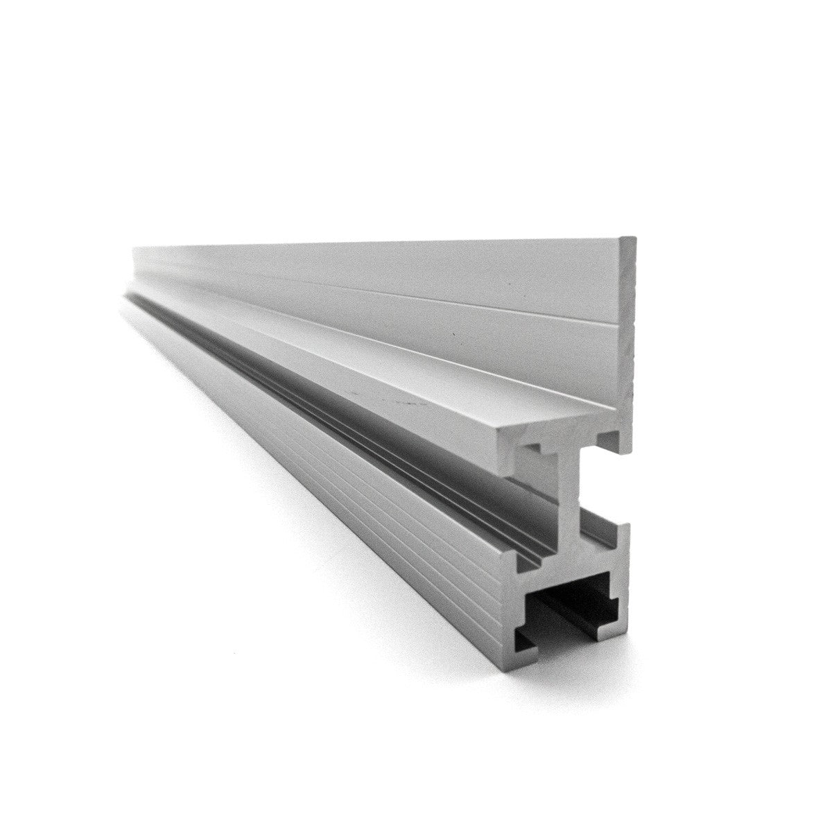 Torquata Aluminium Fence Track 1015mm with T-Slot Edge, heavy-duty aluminium extrusion with 8.0mm T-Slot for jigs and fixtures