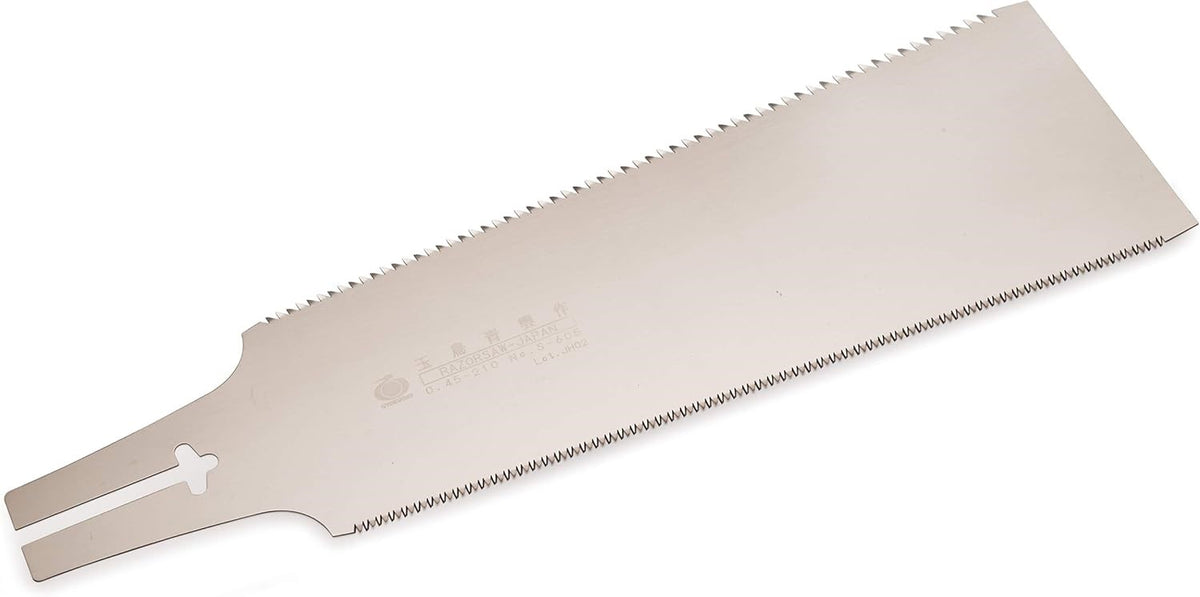 Razorsaw 210mm Replacement Blade for Ryoba Japanese Saw, Double-Edged Design with 8 TPI Rip Cut Side
