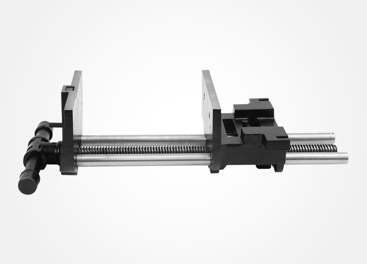 Pony Jorgensen Professional Rapid-Acting Woodworker's Vice showcasing cold-drawn steel twin guide bars and steel handles
