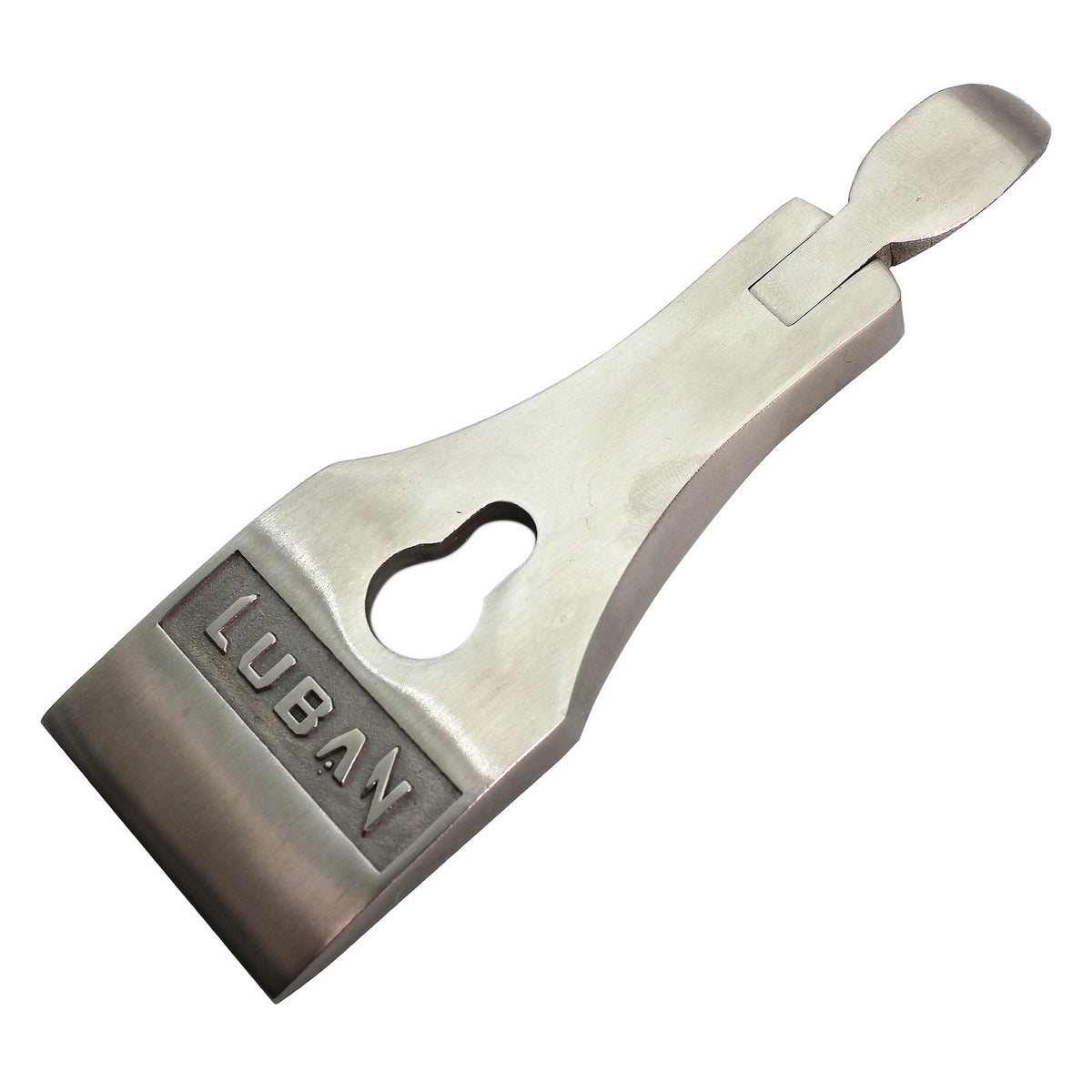 Luban Lever Cap for No. 3 Smoothing Hand Plane in use on wooden bench