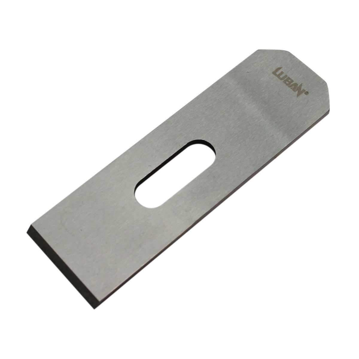 Luban 50 degree Bevel Blade for Knuckle Cap Block Planes on white background