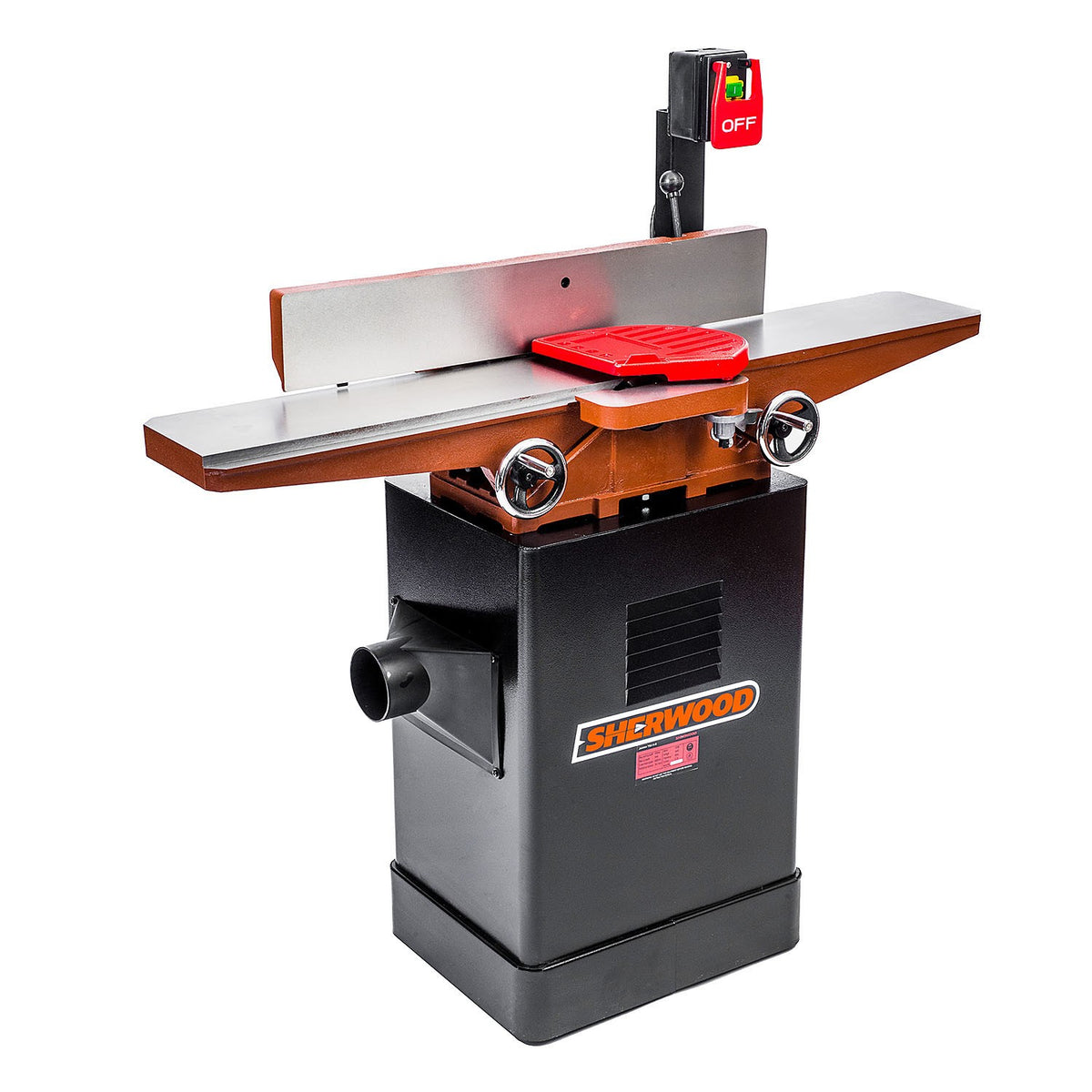 Sherwood 6in Cabinet Jointer Planer Helical Cutterhead in action