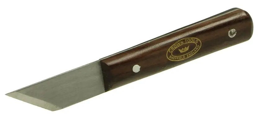 Crown left-handed marking knife with Rosewood handle, 152mm long, 19.0 x 1.4mm blade, 57mm exposed